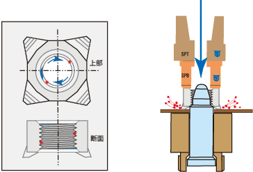 上部 断面 SPT SPB