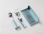 ・本体取付金具1ヶ・スポット機側中継LL金具1ヶ・中継L金具1ヶ・ボルト一式・絶縁ブッシュ(大)2ヶ・絶縁ブッシュ(小)2ヶ